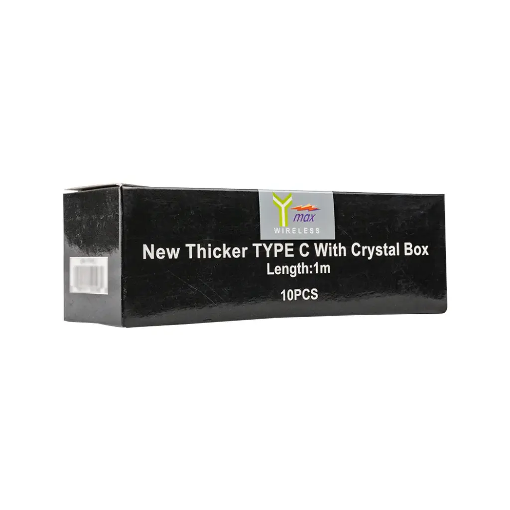 Y-MAX CRYSTAL BOX TYPE C CABLE 1 CT