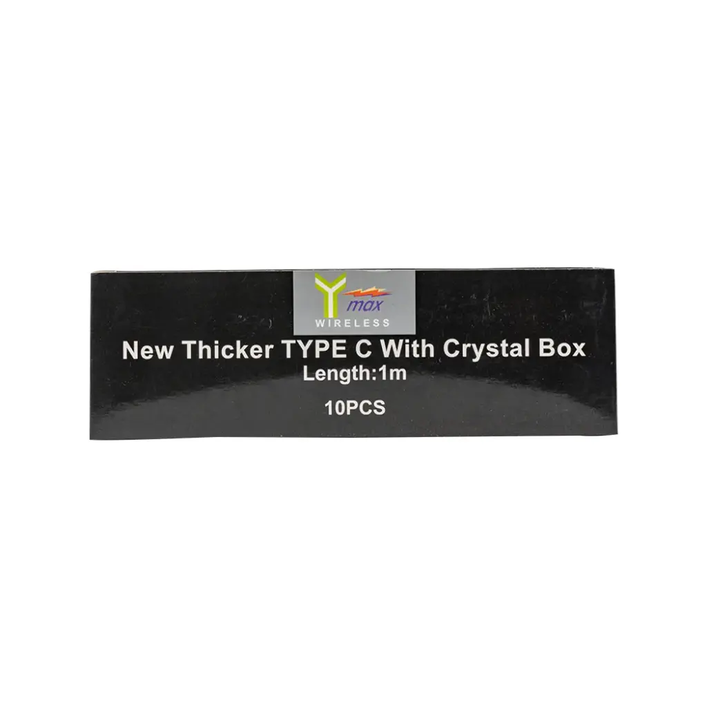 Y-MAX CRYSTAL BOX TYPE C CABLE 1 CT