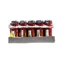 TECHNO TRIPLE TORCH LIGHTER 25CT - ASSORTED