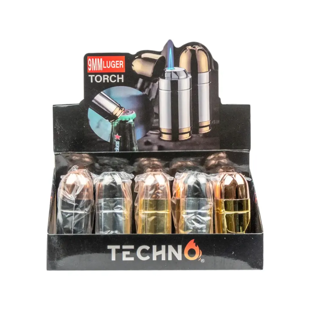 TECHNO BULLET LIGHTER 15CT - BOTTLE OPENER