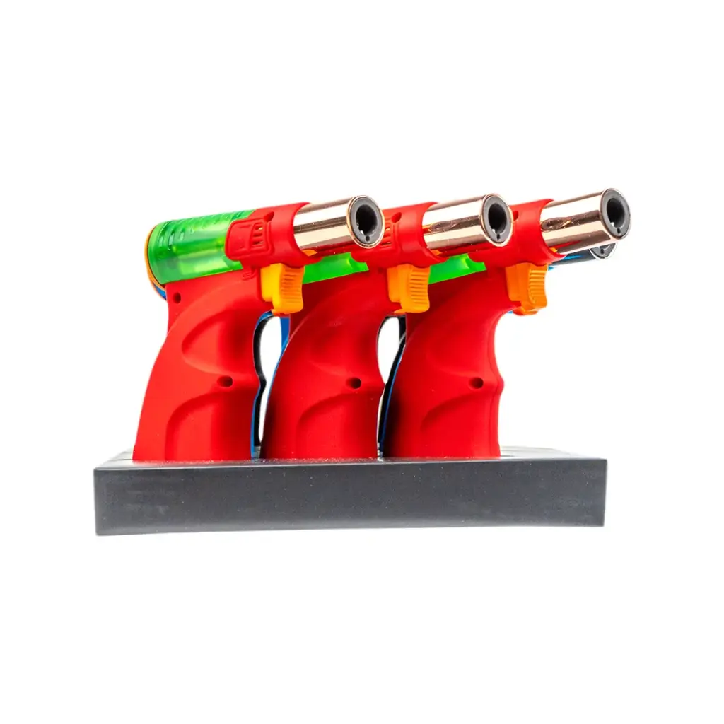 TECHNO TORCH LIGHTER 9CT - ASSORTED