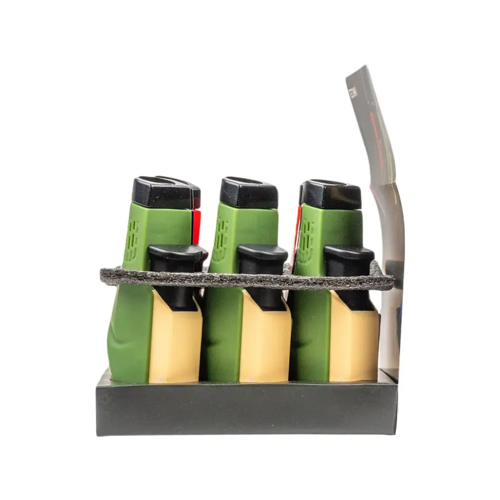 TECHNO TORCH LIGHTER - 9CT