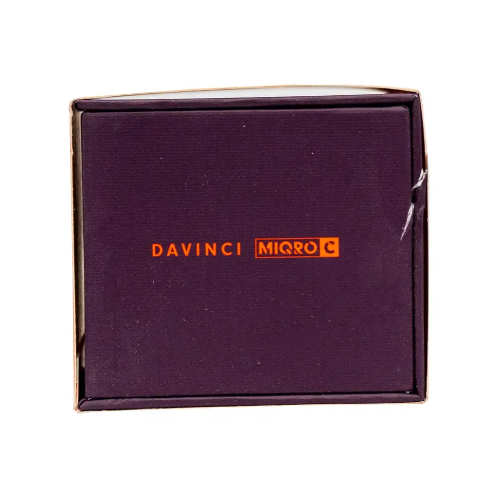 DAVINCI MIQRO-C VAPORIZER FOR DRY HERB AND CONCENTRATE YELLOW 1 BOX
