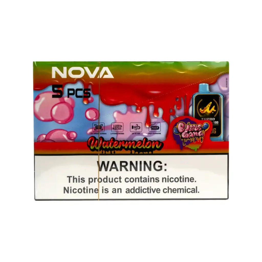MR FOG NOVA 5PK 36K PUFFS (BUBBLE GANG) WATERMELON 