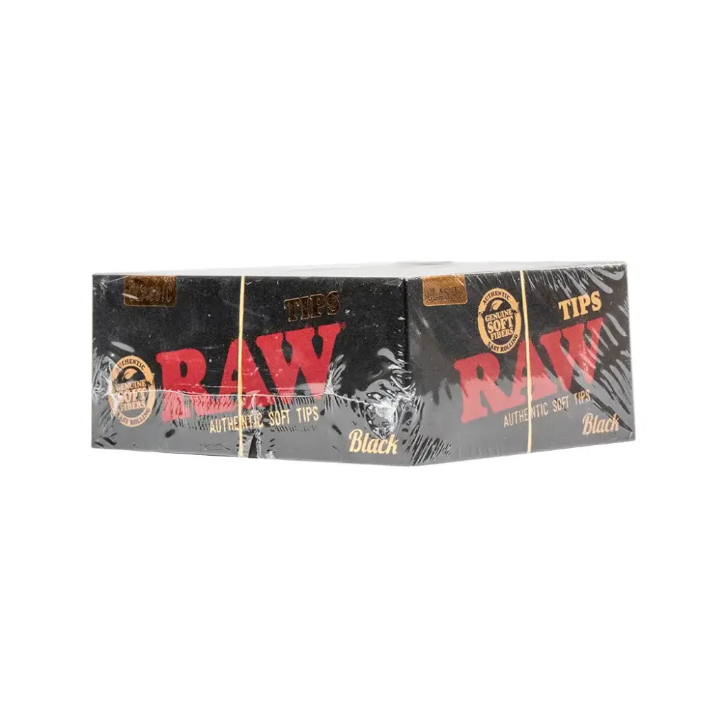 RAW BLACK CLASSIC TIPS 50 PER BOX