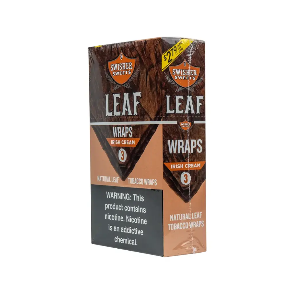 SWISHER LEAF WRAPS $2.79 10-3PK