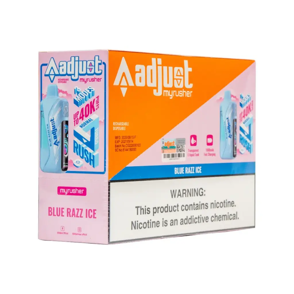 ADJUST MY RUSHER 5% 5PK DISPOSABLE
