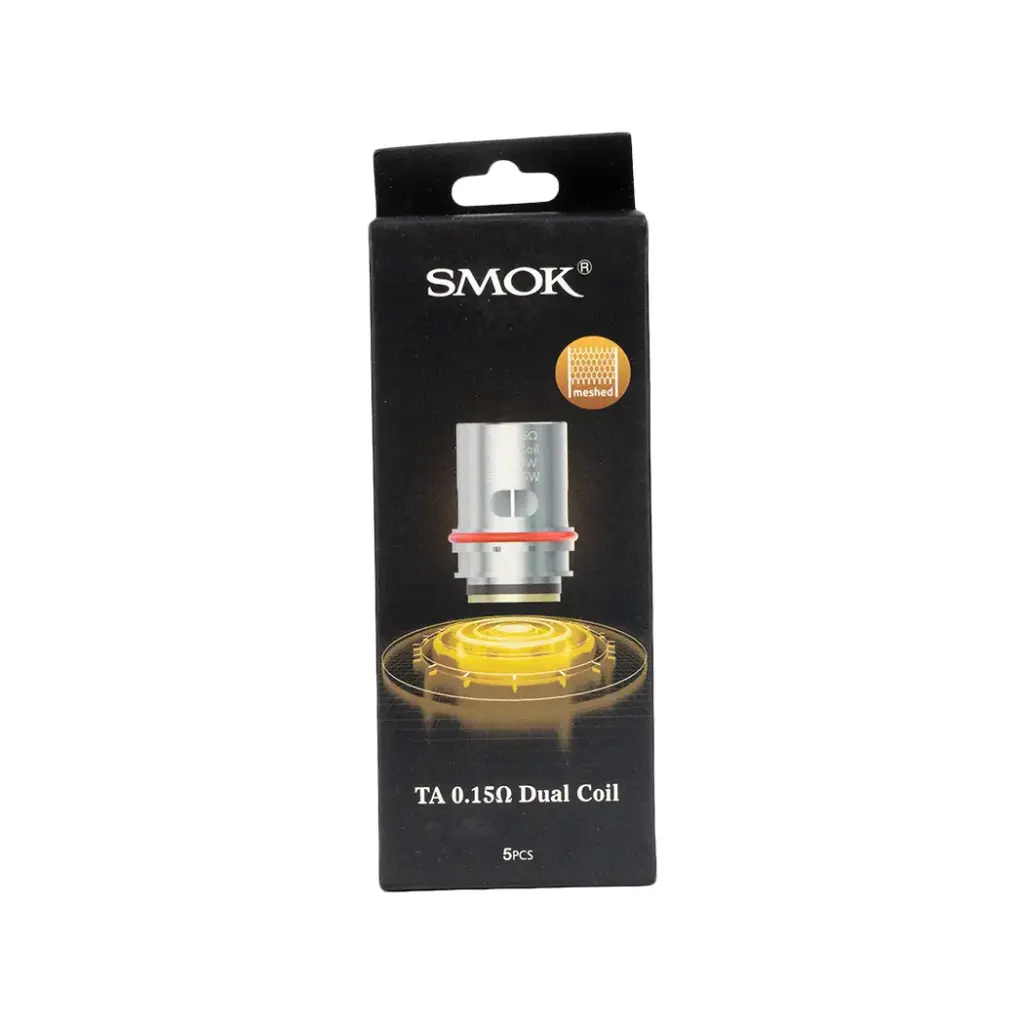 SMOK TA TANK REPLACEMENT COIL - 5PK OHMS: DUAL COIL 0.15 OHMS