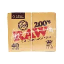 RAW CLASSIC 200'S KING SIZE SLIM 40PK