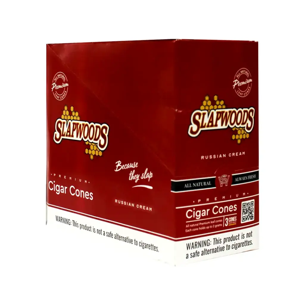 SLAPWOODS CONE 3-15PK RUSSIAN CREAM