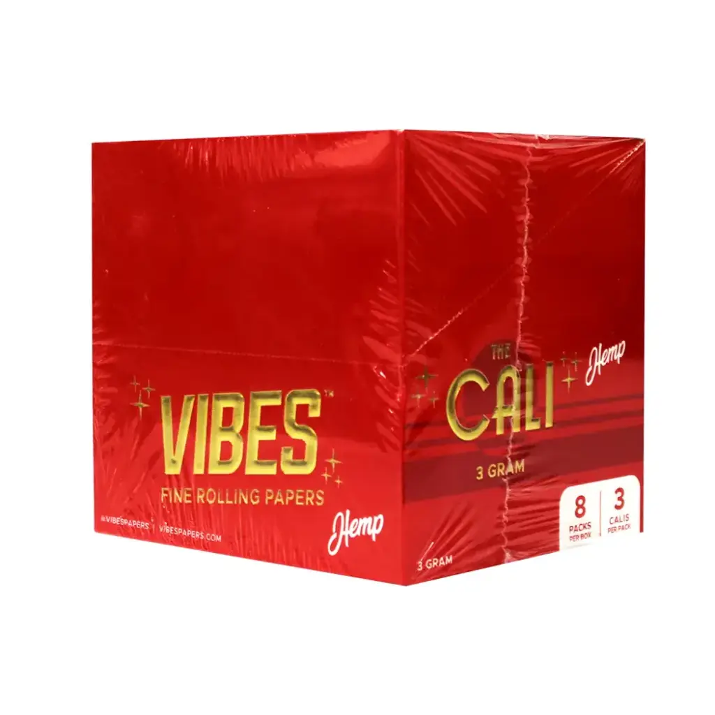 VIBES RED CALI 3GM 8 PACKS PER BOX