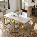 Gilded Twin Pedestal Dining Table_3.webp