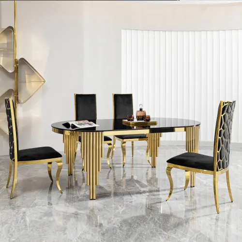 GILDED BLACK-GLASS CLASSIC DINING TABLE_3.webp