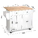 FARMHOUSESTYLE MOVABLE KITCHEN ISLAND WITH STORAGE_6.webp