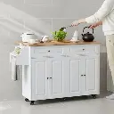 FARMHOUSESTYLE MOVABLE KITCHEN ISLAND WITH STORAGE_2.webp