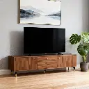 WOOD GRAIN STYLE TV STAND CABINET_4.webp