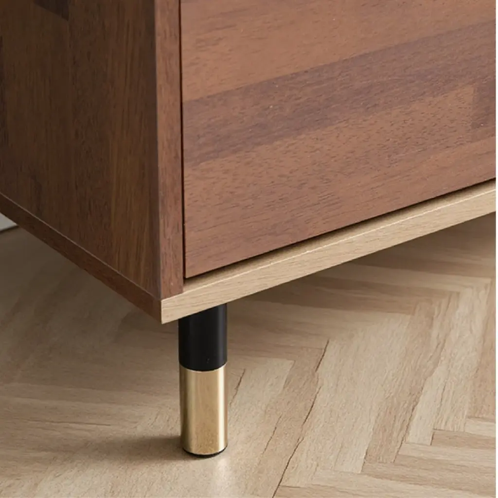 WOOD GRAIN STYLE TV STAND CABINET_6.webp