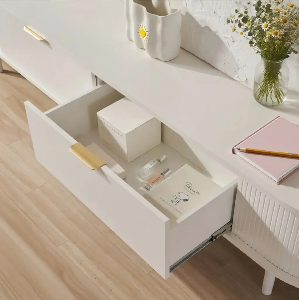 MODERN MINIMALIST 2-DRAWER White TV STAND_3.webp