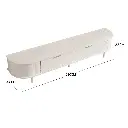 MODERN MINIMALIST 2-DRAWER White TV STAND_6.webp