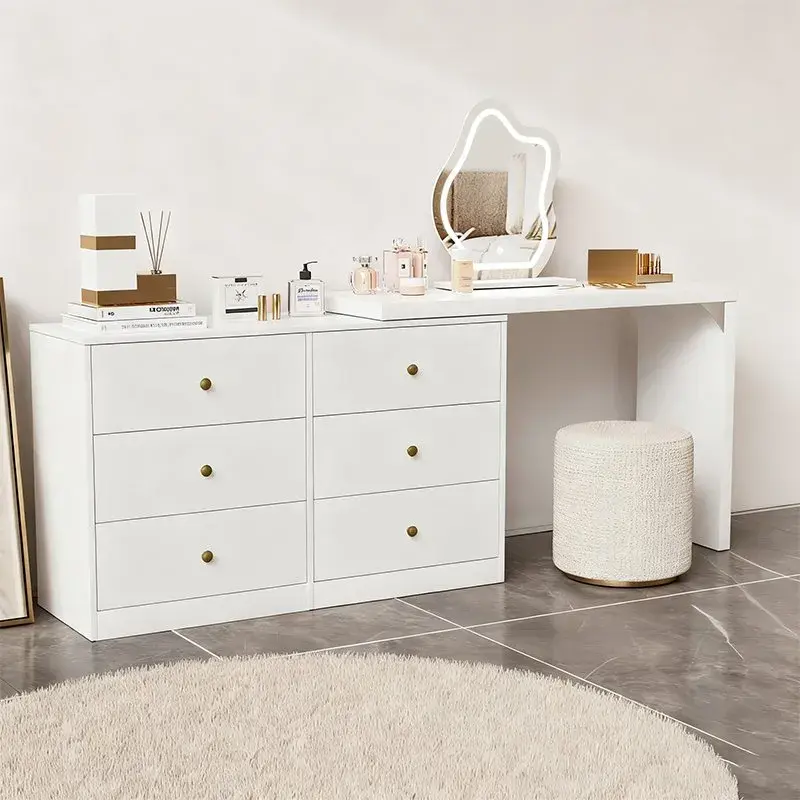MODERN WODDEN BEDROOM DRESSING TABLE WITH MIRROR AND DRAWERS_5.webp