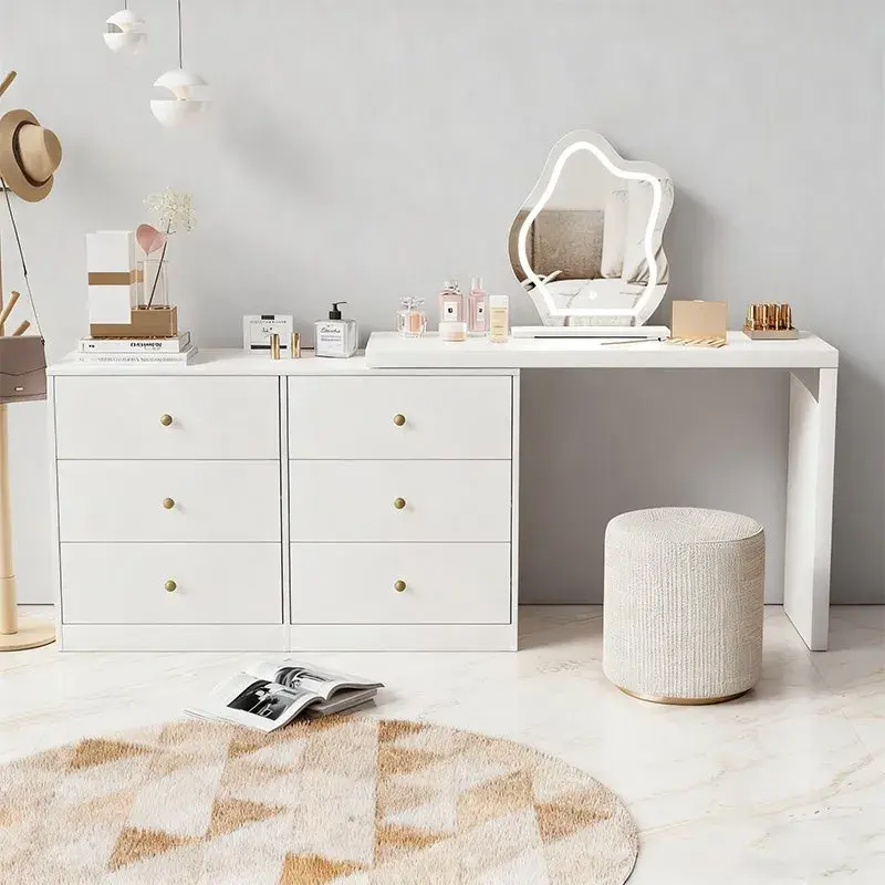 MODERN WODDEN BEDROOM DRESSING TABLE WITH MIRROR AND DRAWERS_2.webp