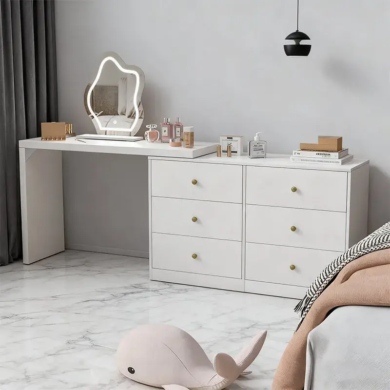 MODERN WODDEN BEDROOM DRESSING TABLE WITH MIRROR AND DRAWERS_3.webp