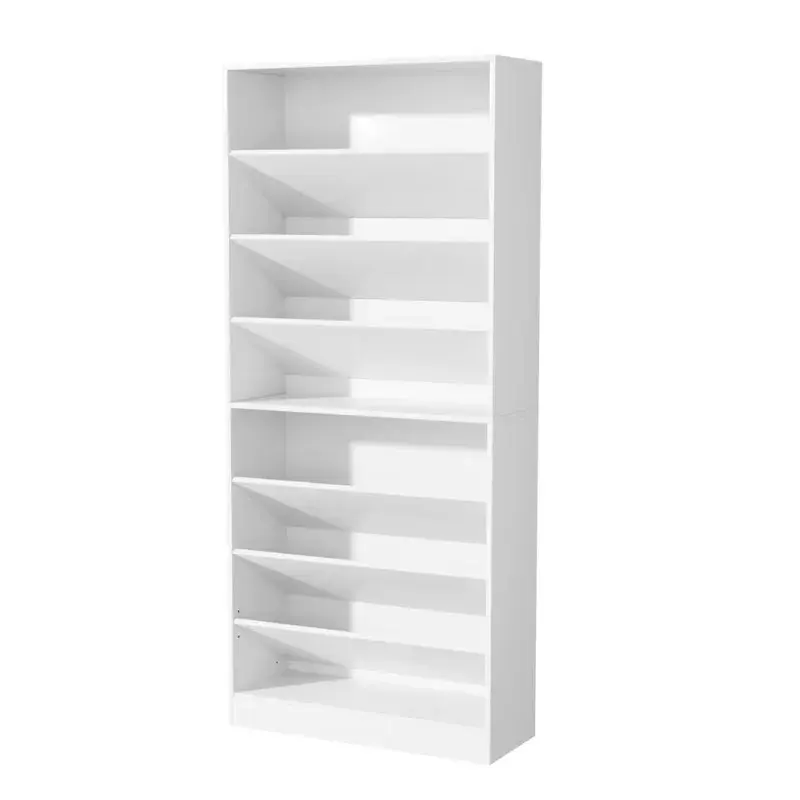 MINIMALIST CUSTOMIZABLE WHITE LARGE-CAPACITY WOODEN SHOE CABINET_6.webp