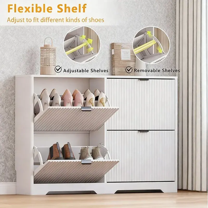 WOODEN SHOE CABINETS WITH FLEXIBLE SHELVES_4.webp