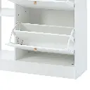 ELEGENT WOODEN SHOE CABINET WITH ADJUSTABLE SHELVES_6.webp