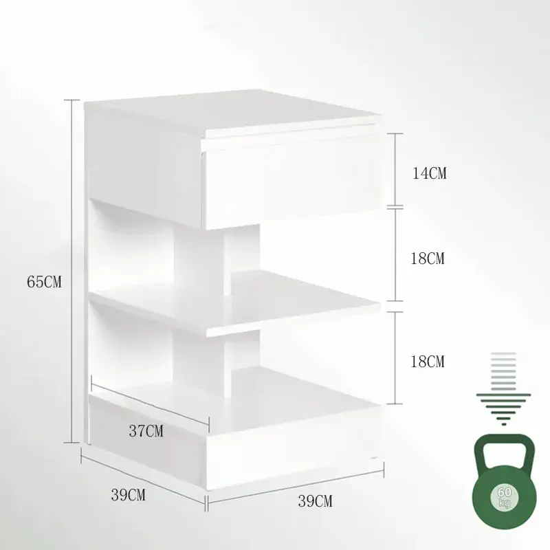 MODERN EUROPEAN MINIMALIST STYLE OPEN TWO-LEVEL SHELF BEDSIDE TABLE_6.webp