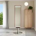 MULTI-FUNCTIONAL ROTATING WOODEN BOOKSHELF WITH BUILT-IN MIRROR_4.webp