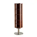 MULTI-FUNCTIONAL ROTATING WOODEN BOOKSHELF WITH BUILT-IN MIRROR_6.webp