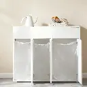 MINIMALIST WHITE WOODEN FURNITURE TRASH CABINET_2.webp