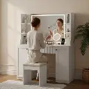 MODERN WOODEN DRESSING TABLE WITH LIGHT-UP MIRRORS_4.webp
