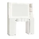 MODERN WOODEN DRESSING TABLE WITH LIGHT-UP MIRRORS_6.webp