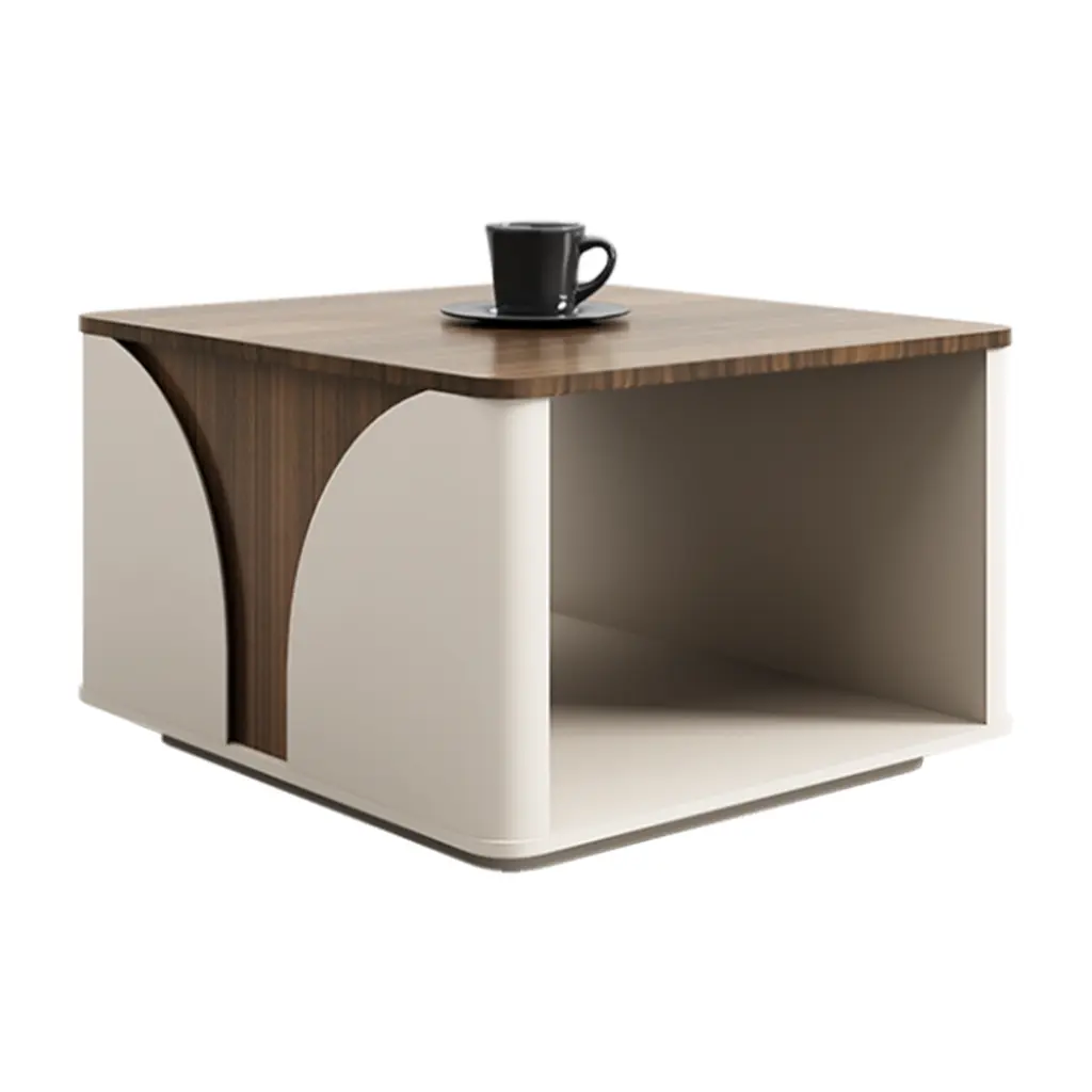 MODERN RECTANGULAR E0 MDF COFFEE TABLE WITH OPEN STORAGE SHELF - GH SERIES_2.webp