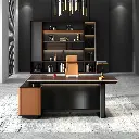 MODERN LEFT-RIGHT REVERSIBLE E1 MDF STORAGE OFFICE DESK - KNIGHT SERIES_2.webp