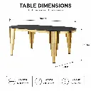 GILDED BLACK GLASS CLASSIC DINING TABLE.webp