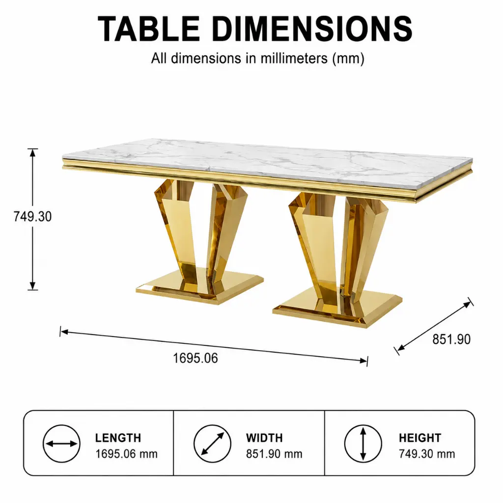 GILDED TWIN PEDESTAL DINING TABLE.webp