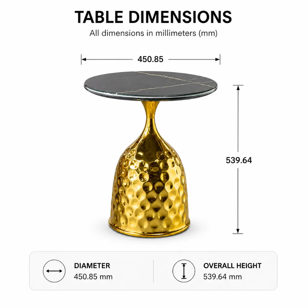 GILDED CONE BLACK GLASS COFFEE TABLE.webp
