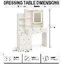PREMIUM PLYWOOD DRESSING TABLE WITH LED MIRROR LIGHTING AND STORAGE.webp