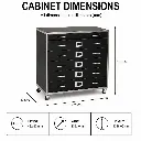 MODULAR MEDIEVAL CREAM-COLORED CABINET WITH 6 DRAWERS FILING CABINET.webp
