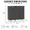 MINIMALIST BLACK SHOE CABINET & SHOE SHELF WITH HIDDEN STORAGE, METAL HANDLES AND LEGS SUPPORT.webp