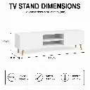 WHITE TV STAND ENTERTAINMENT CENTER WITH STORAGE CABINETS TV CONSOLE.webp