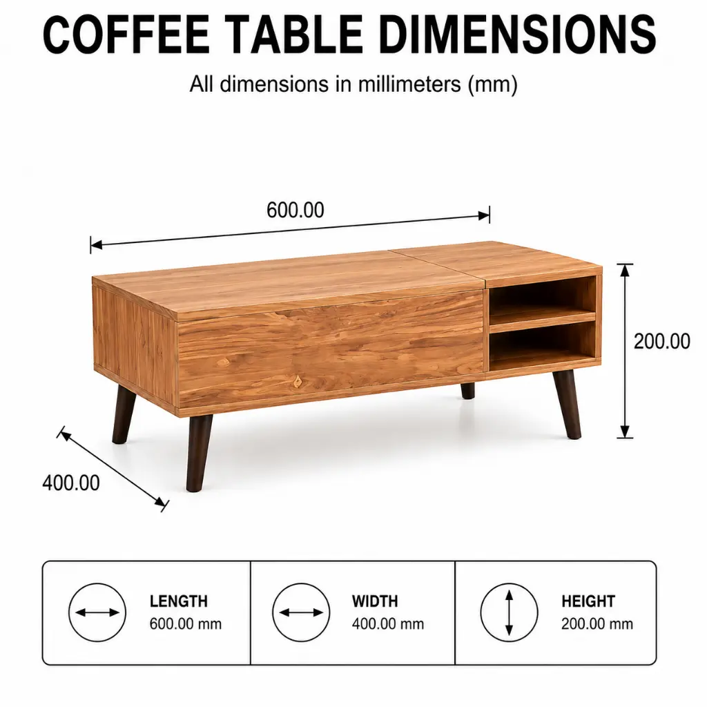 MID-CENTURY WOOD COFFEE TABLE WITH EXTENDABLE-TOP AND DRAWER.webp