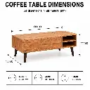 MID-CENTURY WOOD COFFEE TABLE WITH EXTENDABLE-TOP AND DRAWER.webp