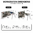TWO-PERSON WORKSTATION WITH MAGIC BOX IN MORANDI GRAY & SAPPHIRE BLUE - GH SERIES.webp