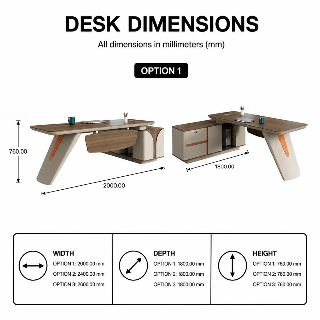 MODERN ANGLED-LEG ALUMINUM ALLOY EXECUTIVE DESK WITH EXTENDED STORAGE CABINET AND CABLE M.webp
