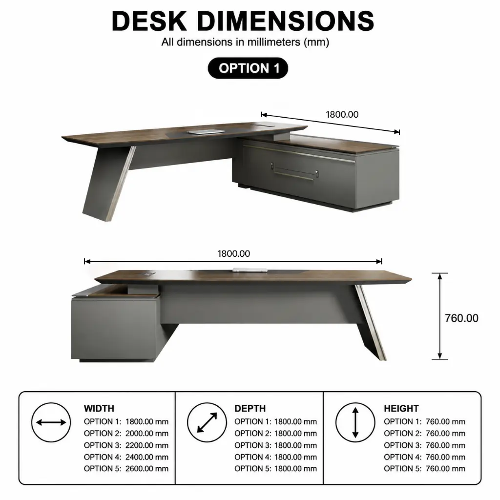MODERN ANGLED-LEG EXECUTIVE DESK WITH BRUSHED IRON GRAY FINISH AND ADVANCED CABLE MANAGEM.webp