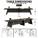 MODERN E0 MDF EXECUTIVE MEETING TABLE WITH THICKENED TOP AND ALUMINUM ALLOY LEGS - GH SERIE.webp
